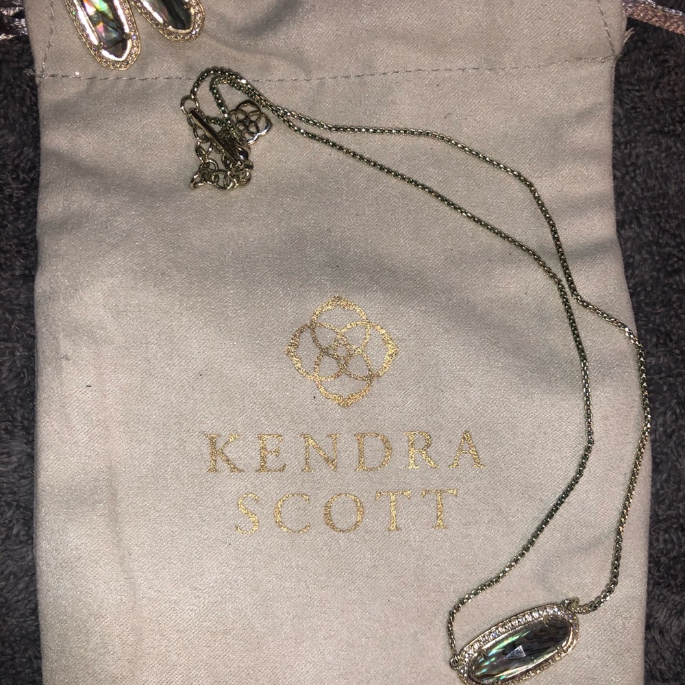 Kendra Scott necklace and earrings - Picture 2 of 2